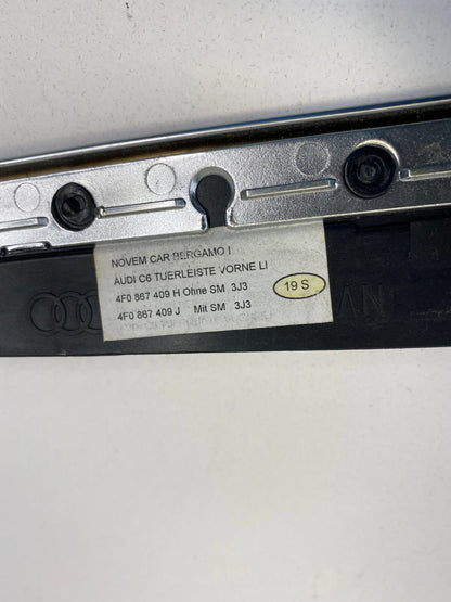 2005-2011 AUDI A6 QUATTRO /06-11 A6 FRONT LEFT DRIVER DOOR TRIM PANEL 4F0867409