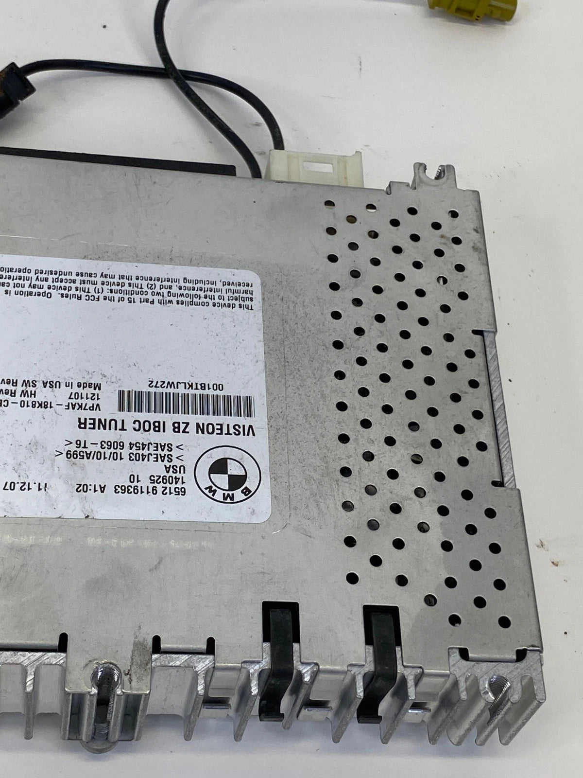 2007 2008 BMW 335XI HD RADIO IBOC TUNER RECEIVER MODULE OEM FACTORY 6512-9119363