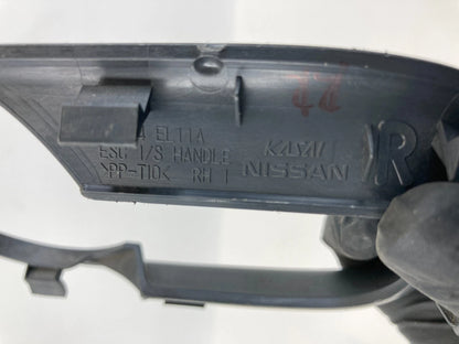 07-11 NISSAN VERSA REAR RIGHT DOOR INTERIOR HANDLE TRIM BEZEL 80684-EL11A OEM