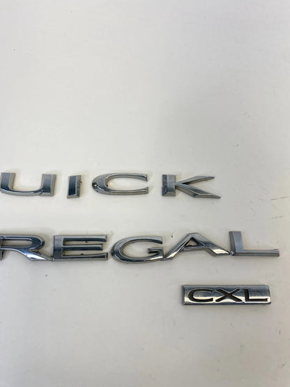 2011 BUICK REGAL SEDAN REAR EMBLEM TRUNK HATCH LOGO BADGE SIGN SET OEM