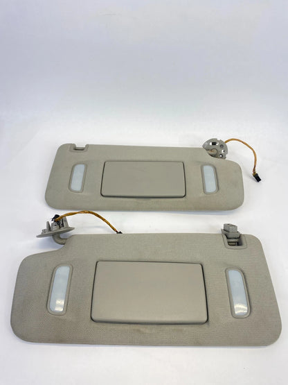 2011-2017 CHEVROLET EQUINOX LEFT RIGHT SUN VISOR PAIR SET W/ VANITY MIRROR OEM