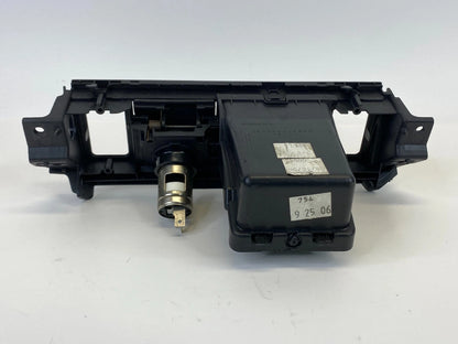 07-12 ACURA RDX CENTER LOWER DASH STORAGE COMPARTMENT TRIM W/ POWER OUTLET OEM