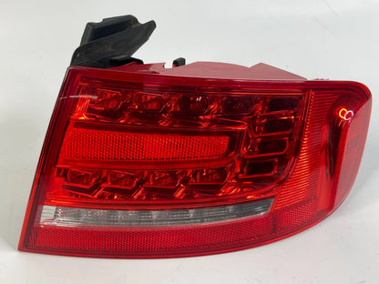 2009-2012 AUDI A4 S4 SEDAN RIGHT PASSENGER OUTER LED TAIL LIGHT REAR LAMP OEM