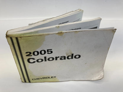 2005 05 CHEVY CHEVROLET COLORADO OWNER'S MANUAL GUIDE REFERENCE BOOK OEM