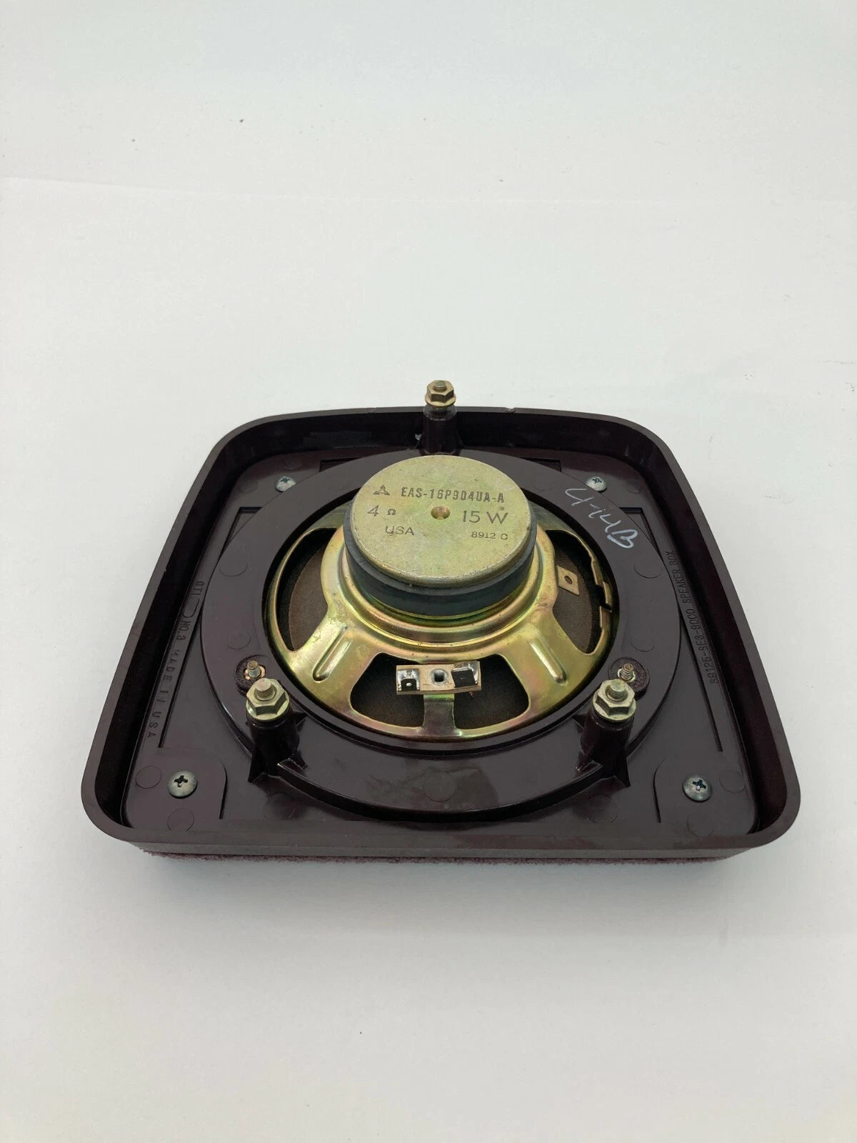1989 89 HONDA ACCORD SEDAN AUDIO SPEAKER BOX W/ TRIM COVER 39125-SE3-9000 OEM