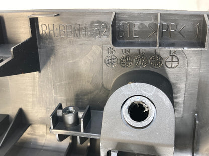 2010-2013 Mazda 3 Mazda3 Rear Right Side Back Door Panel Armrest BBM4-52-81E OEM