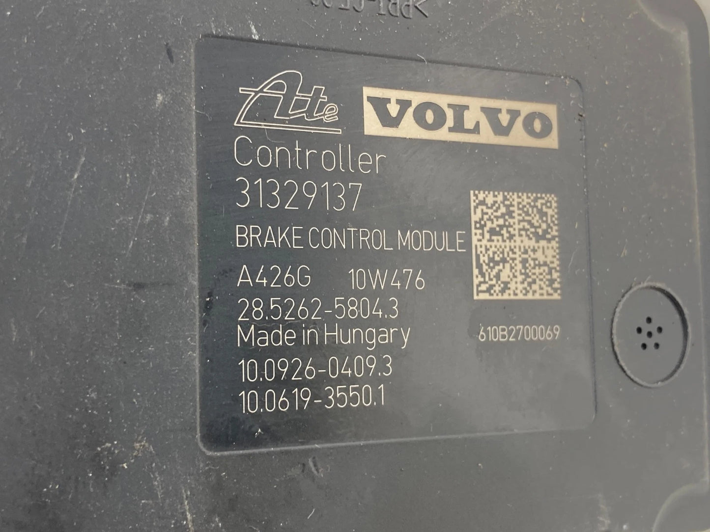 2011-2014 Volvo S60 2.5L L5 AT FWD ABS Anti Lock Brake Pump Module 31329137 OEM