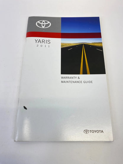 2011 TOYOTA YARIS HATCHBACK OWNERS MANUAL SET WITH CASE BOOKS OEM