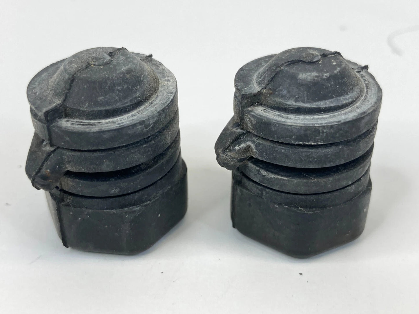 1996-2006 MAZDA MPV 99-05 MIATA FRONT HOOD BUMPER RUBBER ADJUSTMENT PAIR SET OEM