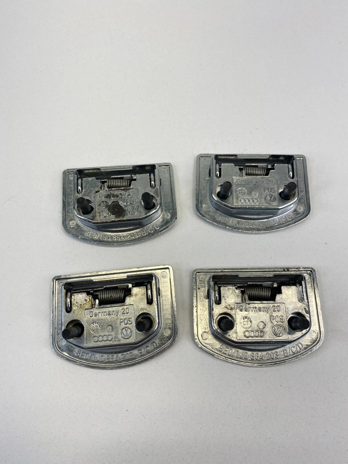 2006-2018 AUDI A6 TRUNK LUGAGGE TIE DOWN ANCHORS CARGO HOOKS SET OF 4 OEM