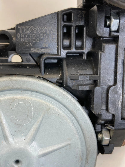 2009-2019 TOYOTA COROLLA REAR LEFT SIDE DOOR POWER WINDOW MOTOR 85710-AE010 OEM