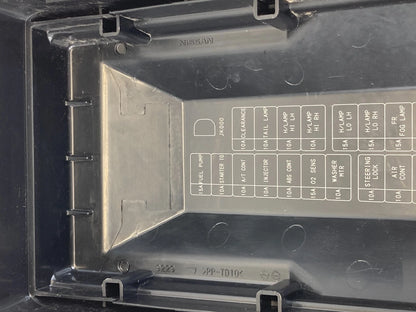 07 08 INFINITI G35 3.5L V6 AT ENGINE FUSE BOX RELAY JUNCTION COVER PANEL OEM
