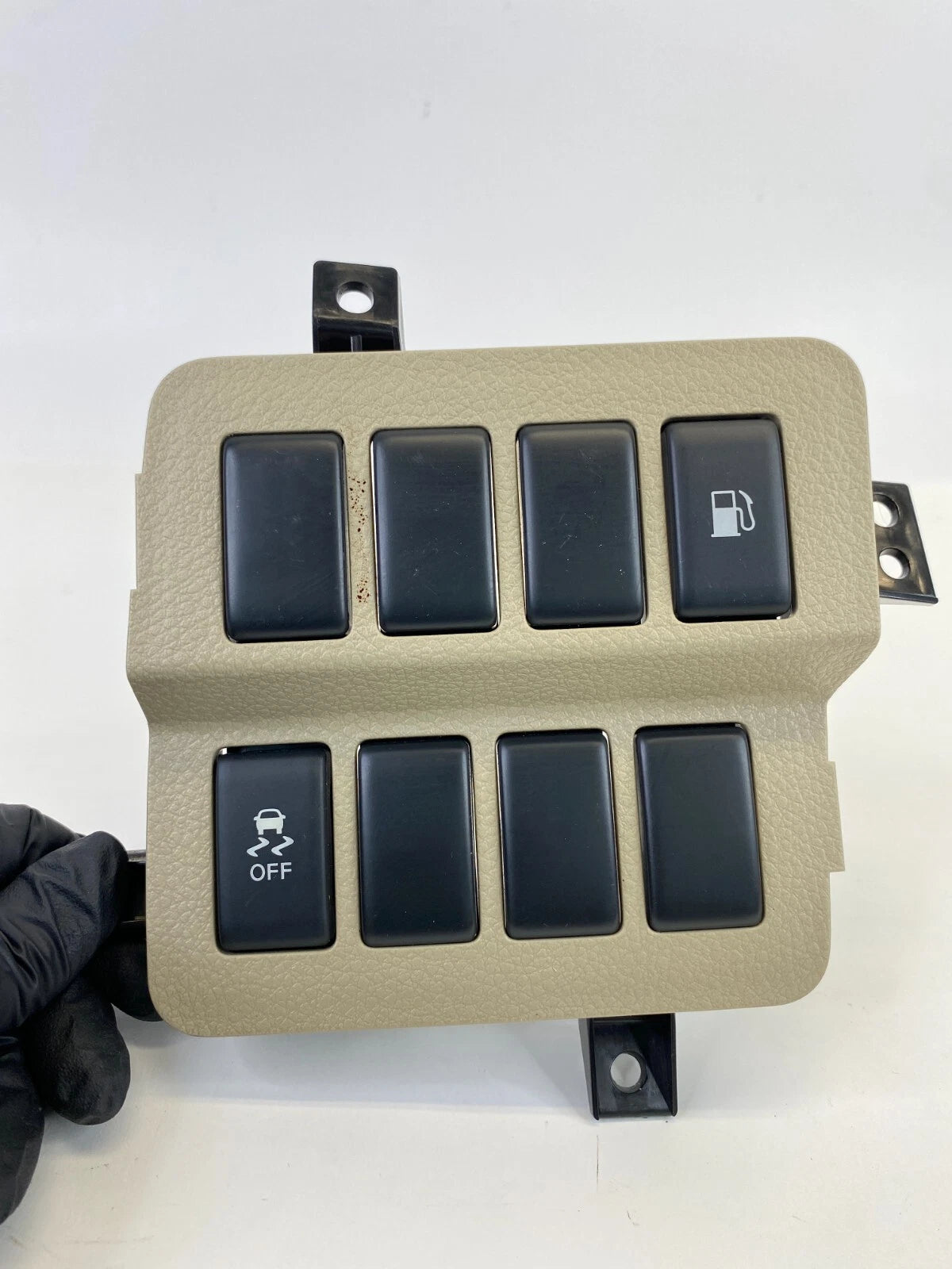 09-14 NISSAN MURANO TRACTION & FUEL DOOR CONTROL SWITCH W/ BEZEL P10020-A350 OEM