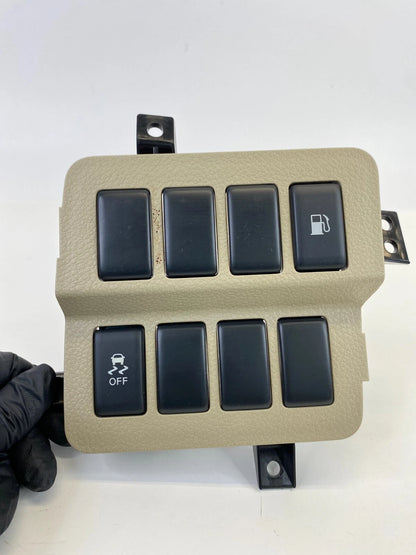 09-14 NISSAN MURANO TRACTION & FUEL DOOR CONTROL SWITCH W/ BEZEL P10020-A350 OEM