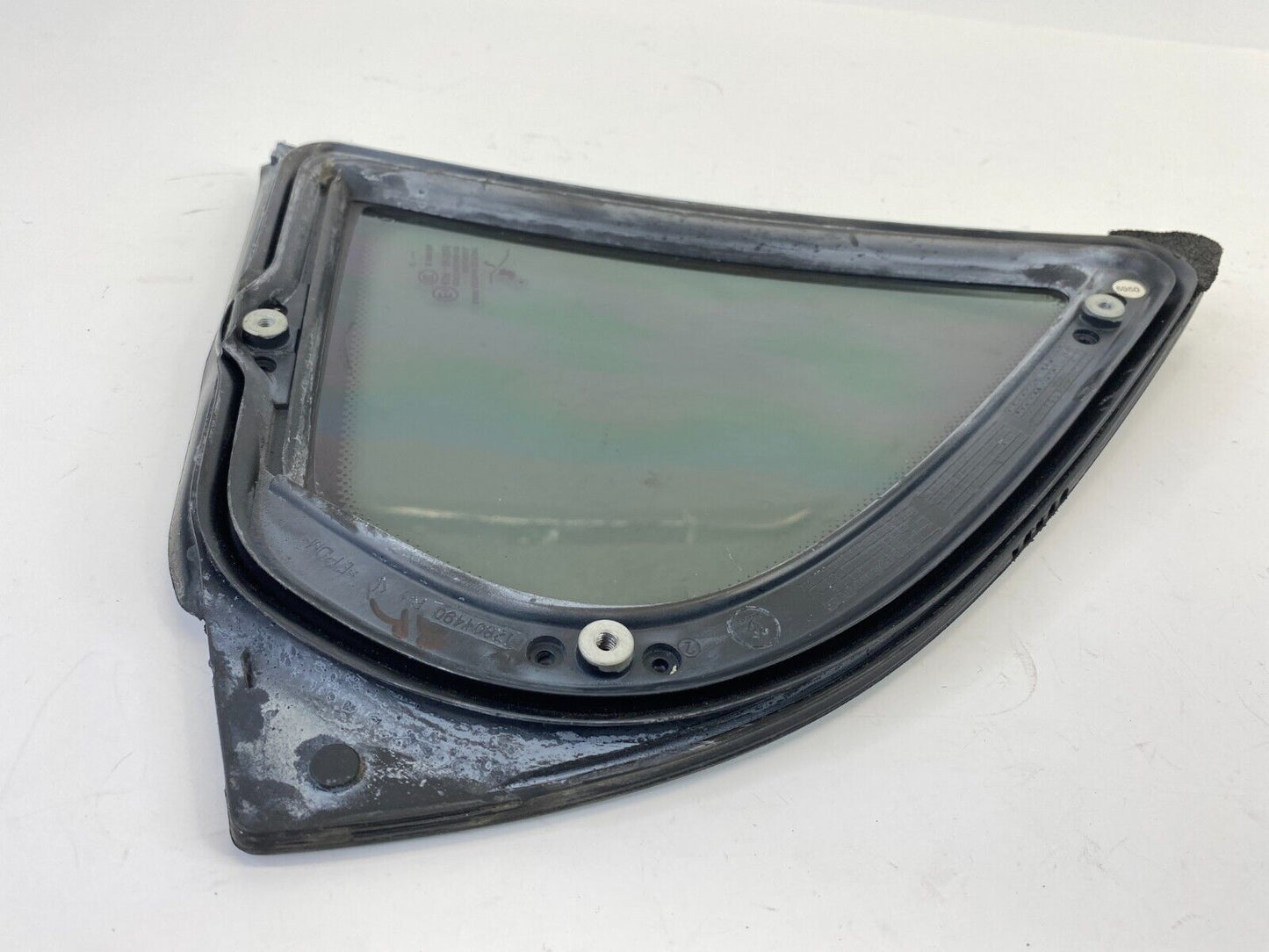 03-11 Saab 9-3 Sedan Rear Right Door Window Glass Vent Quarter Panel 12804490