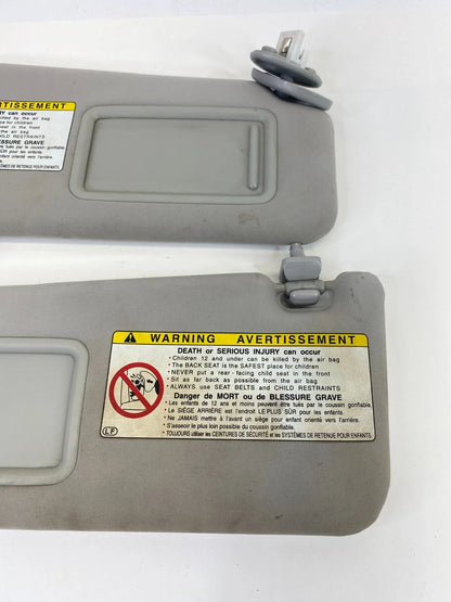 2006 06 LEXUS IS250 IS350 SUNVISOR LEFT & RIGHT SUN VISOR SET PAIR ASSEMBLY OEM