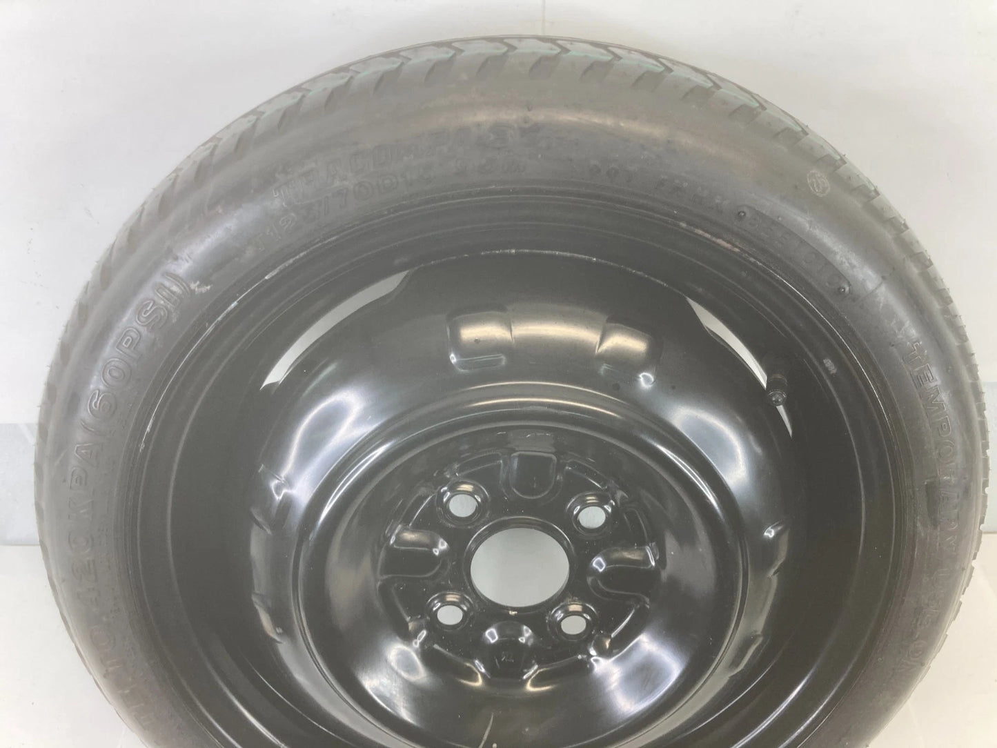 2006-2011 TOYOTA YARIS SPARE TIRE DONUT WHEEL T125/70D15 95M OEM 15" 4X100MM