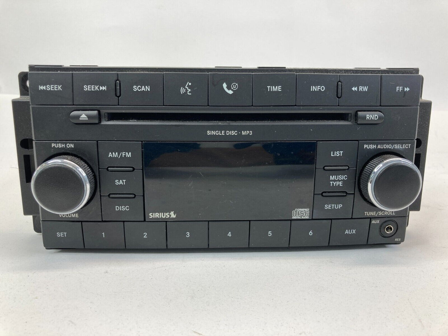 2008 Chrysler Sebring AM/FM Radio MP3 CD Player AUX Assembly 5064420AE OEM