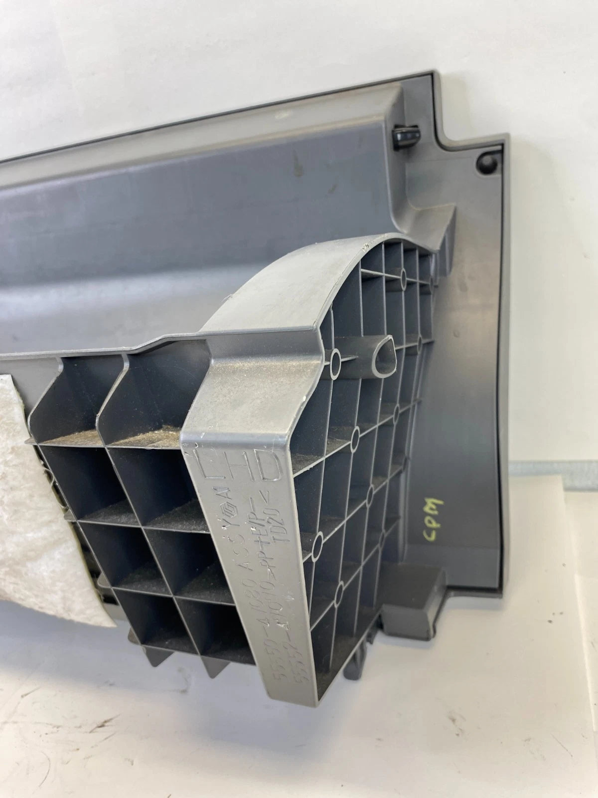 2010-2015 TOYOTA PRIUS GLOVE BOX STORAGE COMPARTMENT DOOR GRAY OEM 55550-47080