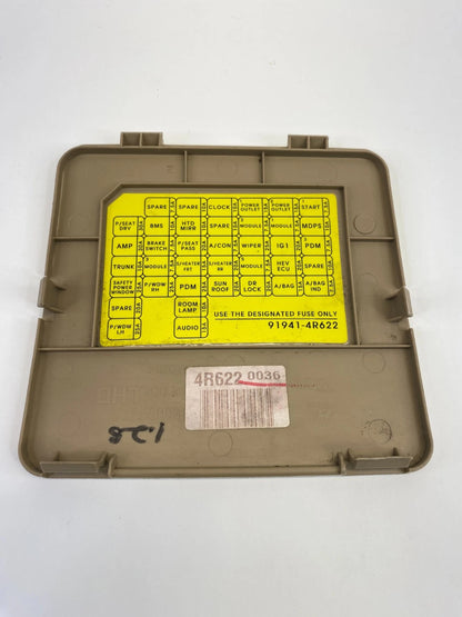 2011-2015 HYUNDAI SONATA INTERIOR LOWER DASH FUSE BOX LID COVER 91941-4R622 OEM