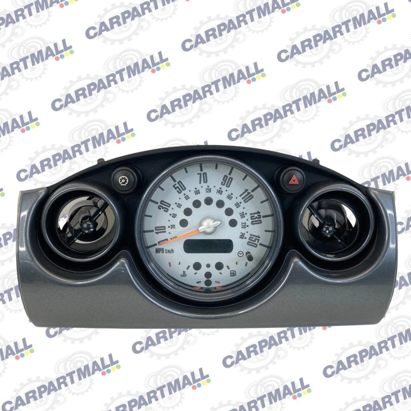 2004-2008 MINI COOPER CENTER DASH SPEEDOMETER CLUSTER W/ PANEL UNKNOWN MILES OEM