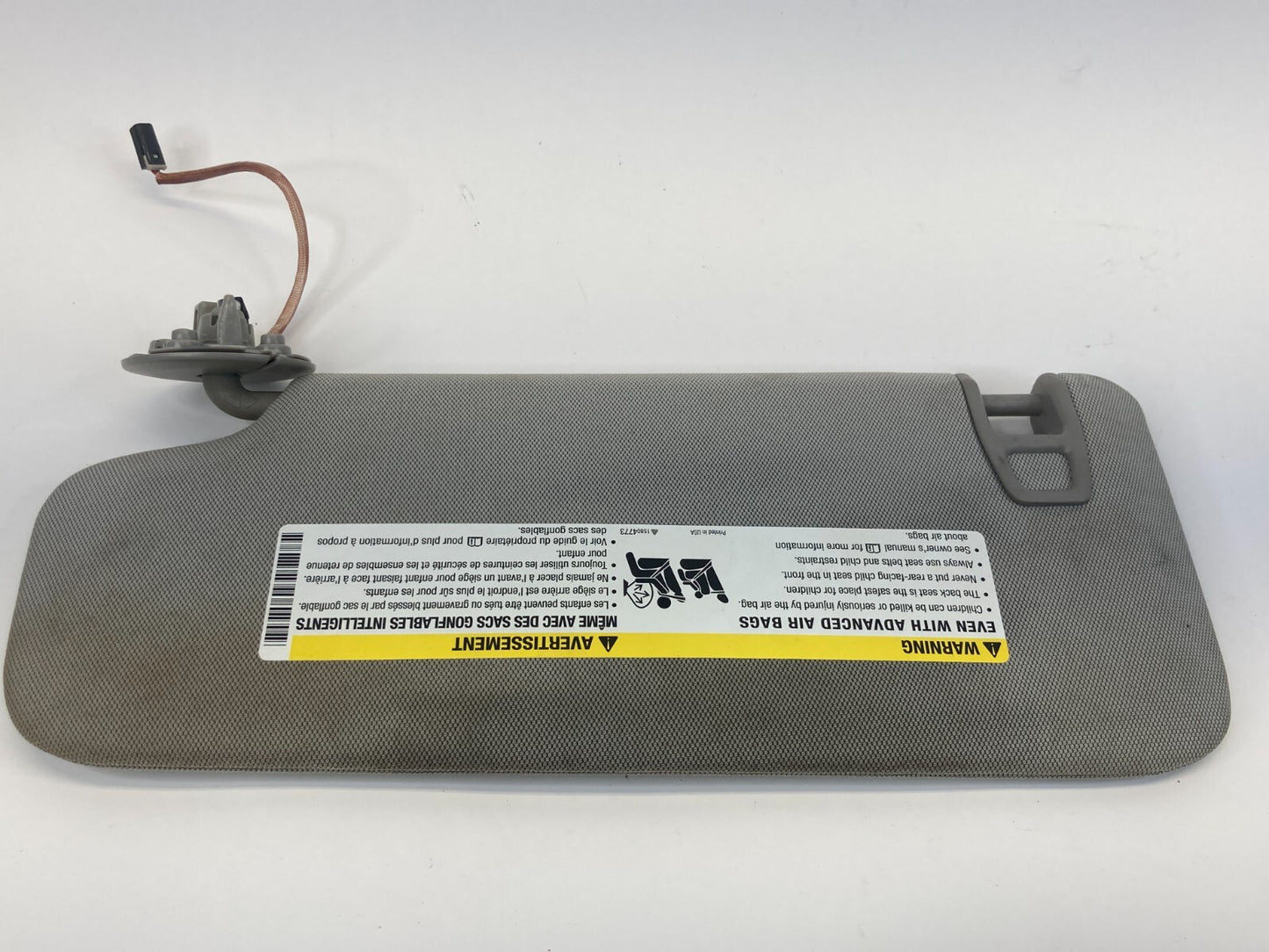 2010-2012 Buick LaCrosse Right Side Sunvisor Sun Visor Assy W/ Mirror & Light