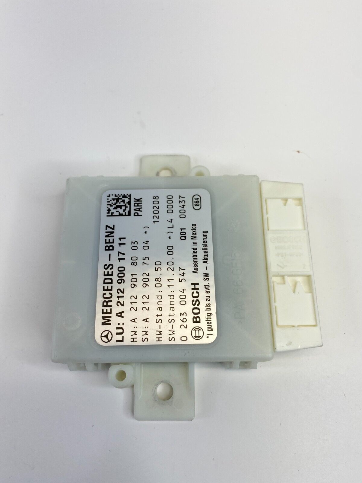 2012-2016 Mercedes-Benz E350 Parking Distance Control Module A-212-900-17-11