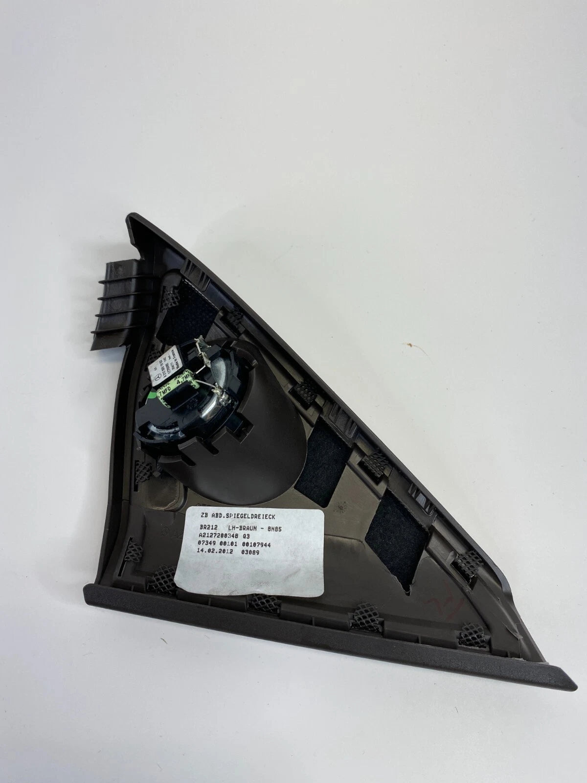 12-16 MERCEDES-BENZ E350 FRONT LEFT DOOR CORNER COVER W/ TWEETER A-212-720-03-48