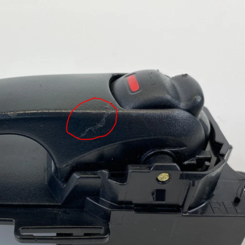 2007-2012 Nissan Versa Rear Right Side Interior Inner Door Handle Assembly OEM