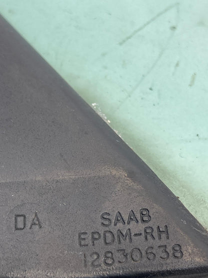 2004-2011 Saab 9-3 Convertible Rear Right Side Quarter Window Glass w/ Regulator