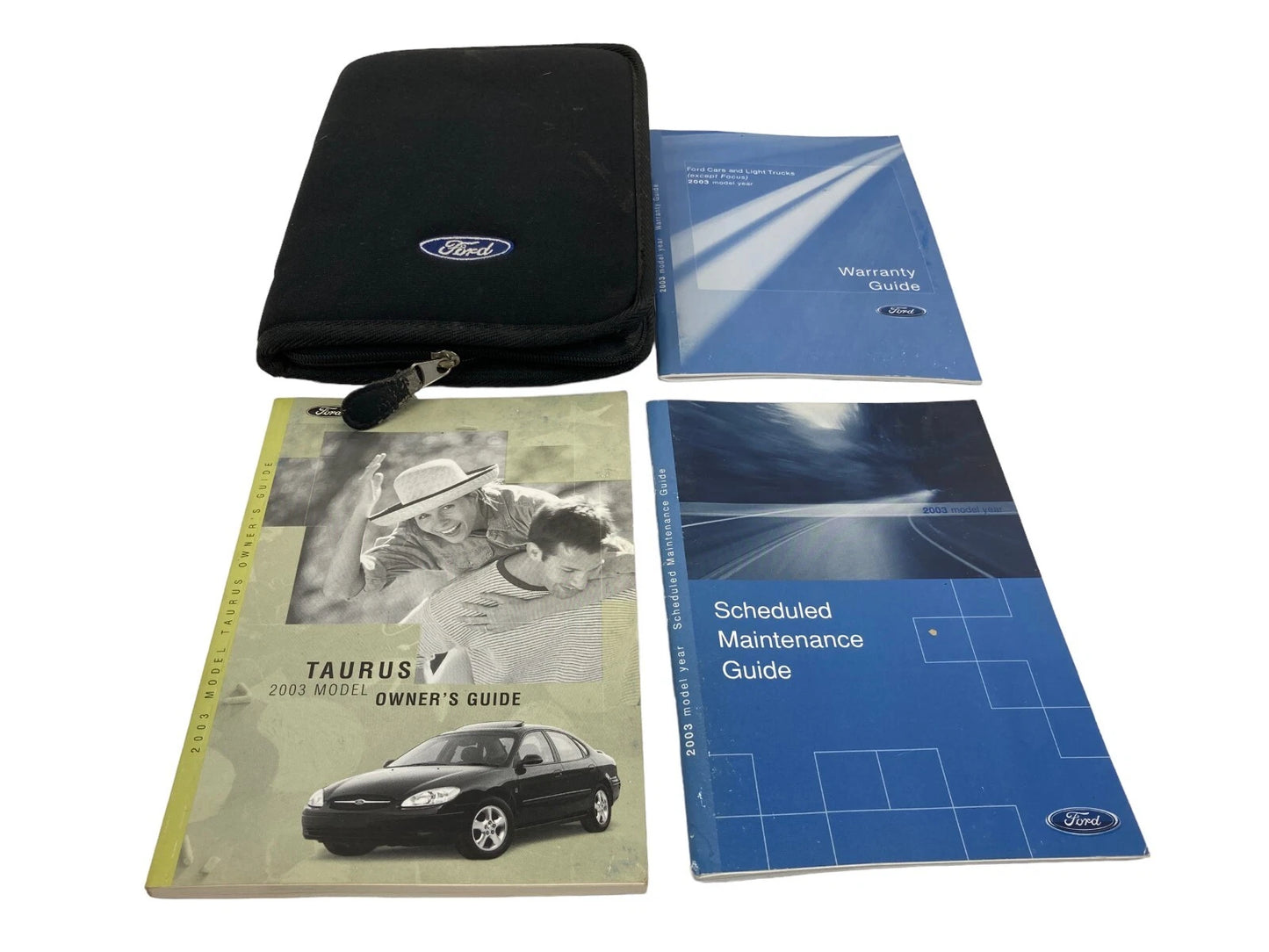 2003 FORD TAURUS OWNERS MANUAL WARRANTY GUIDE INFORMATION W/ CASE OEM