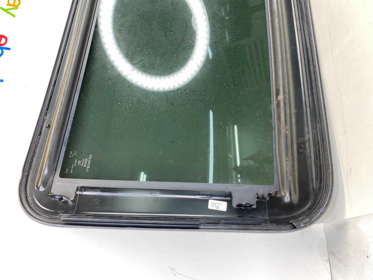 2007-2009 LEXUS RX350 FRONT PANO SUNROOF SUN ROOF GLASS ASSEMBLY OEM