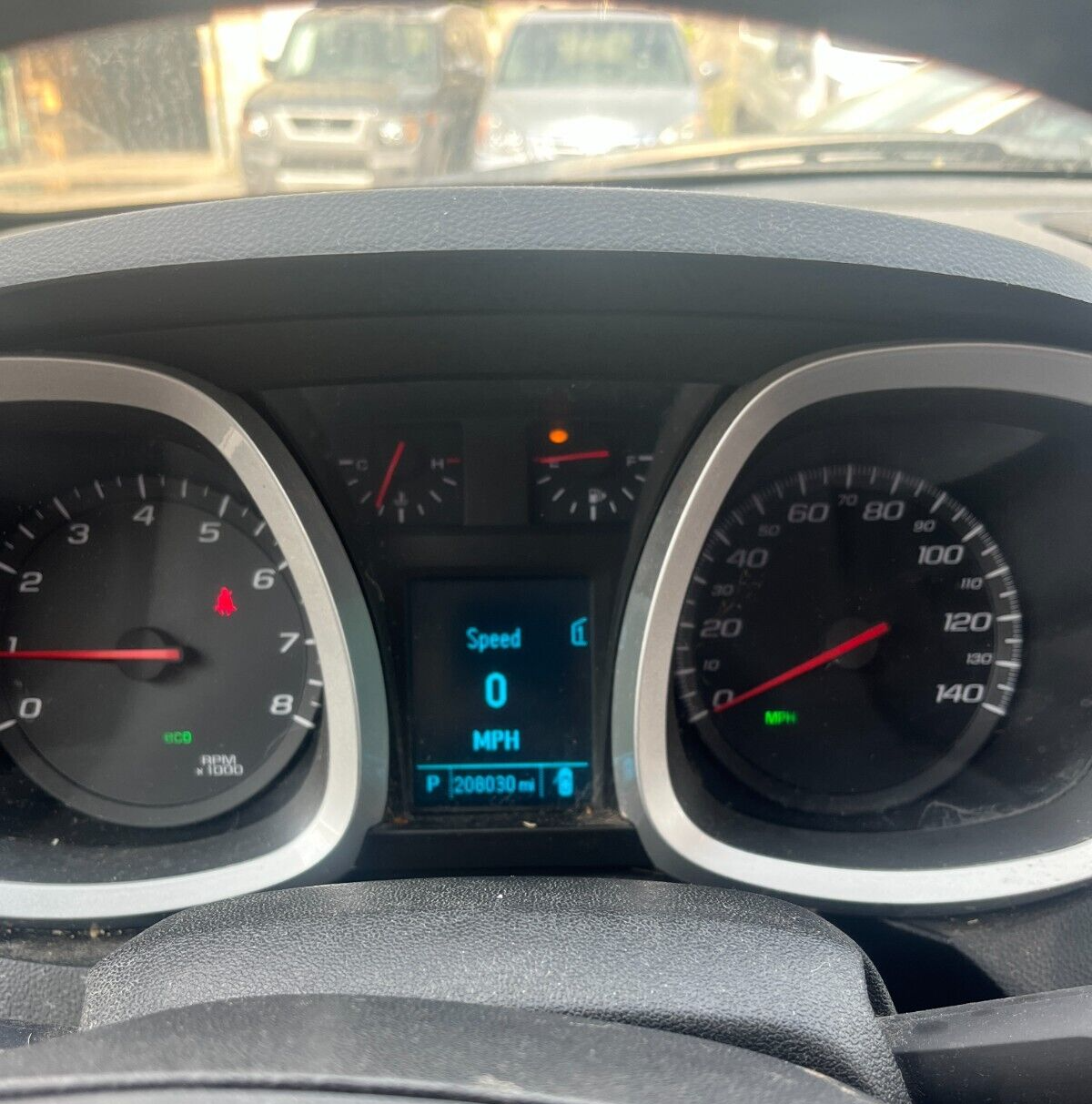 2012 Chevy Equinox 2.4L AT Speedometer Instrument Cluster Gauges 208K 20907580