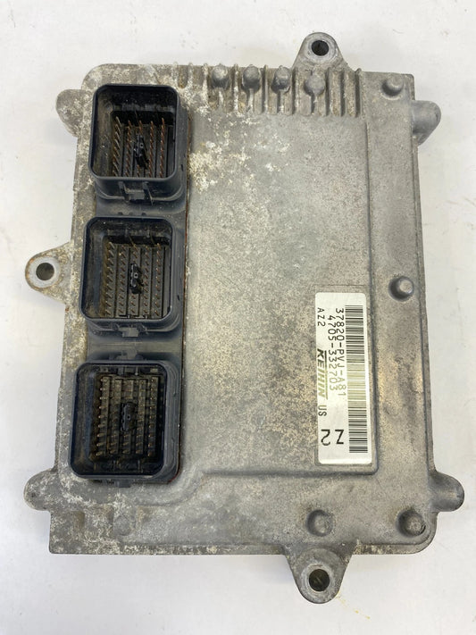 2006 HONDA PILOT 3.5L V6 A/T 4WD ENGINE COMPUTER CONTROL MODULE 37820-PVJ-A81