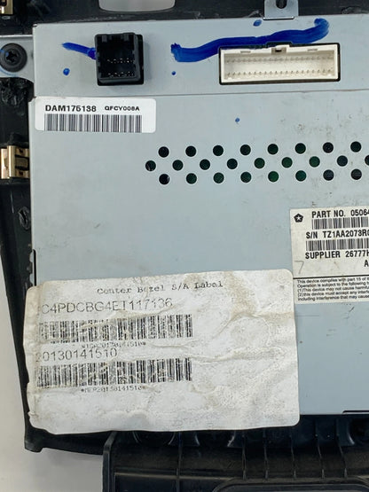 2011-2020 DODGE JOURNEY NAVIGATION TOUCH SCREEN DISPLAY MONITOR PANEL 05064993AI