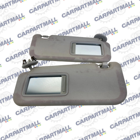 2008-2014 SCION XD SUN VISOR SET PAIR LEFT DRIVER RIGHT PASSENGER MIRROR OEM