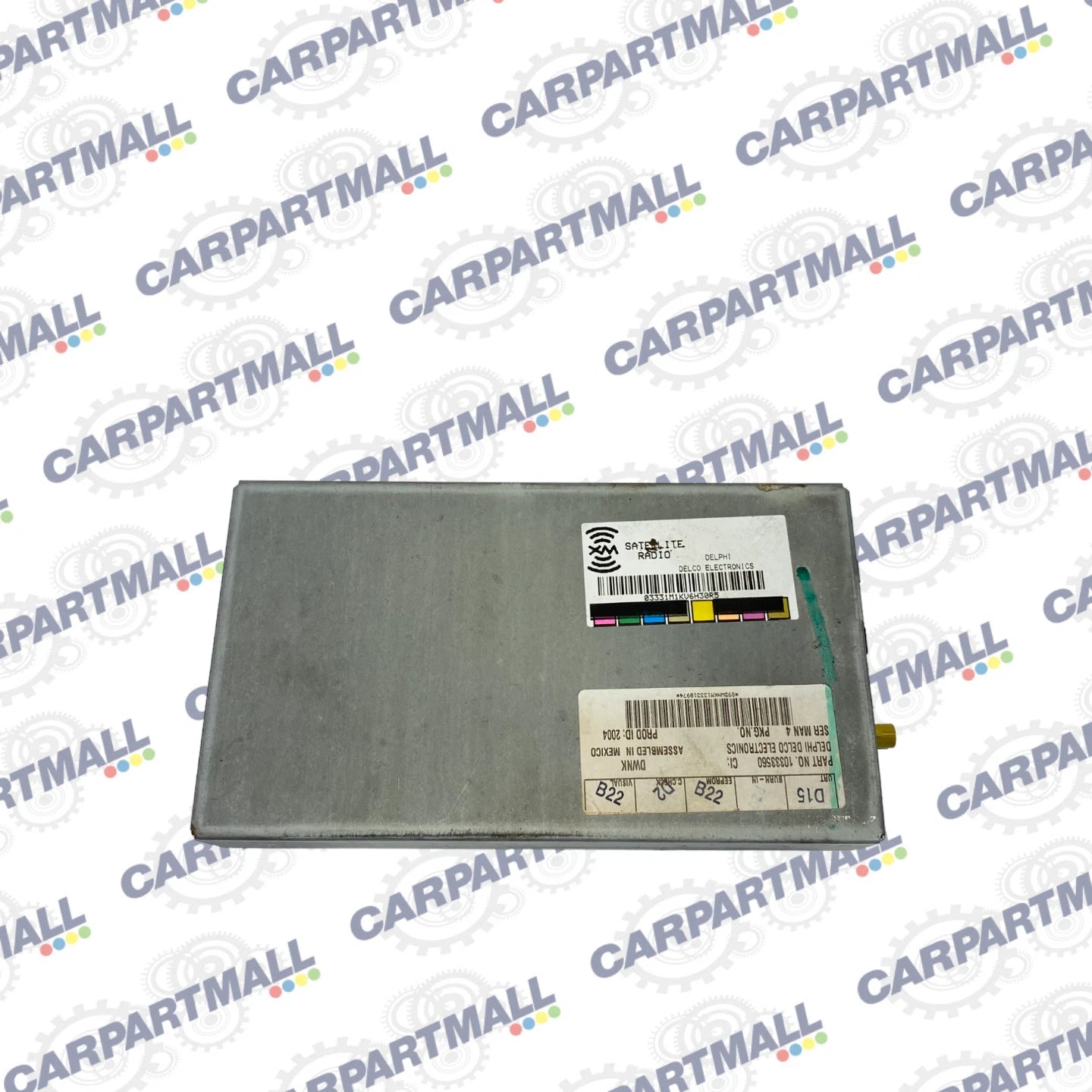 2003-2006 CHEVROLET AVALANCHE UNDER DASH SATELITE RADIO CONTROL MODULE 10333560