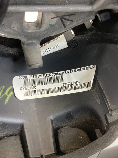 2013 2014 2015 2016 Dodge Dart Steering Wheel W/ Cruise Control 1ZX28DX9AC OEM