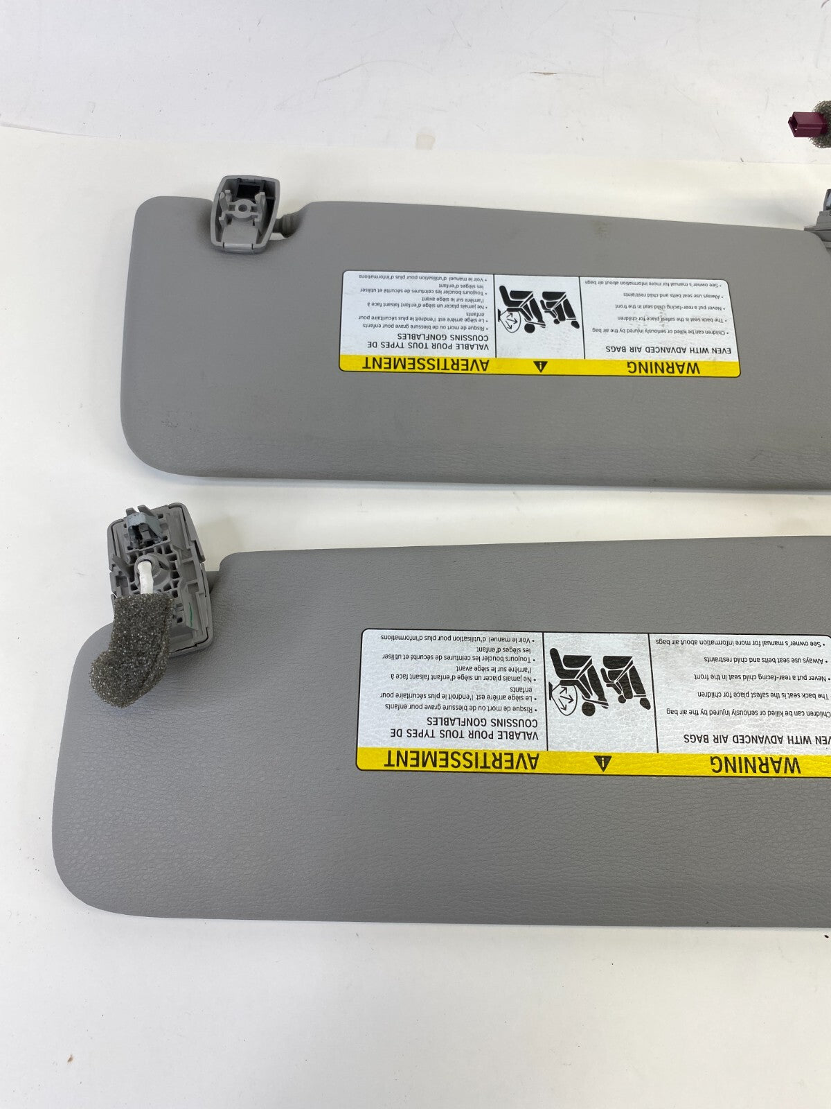 2011-2017 BMW X3 Front Left & Right Windshield Sun Visor Sunvisor Set Pair OEM