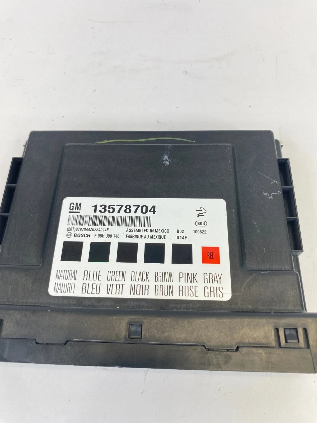 2010 2011 CHEVY EQUINOX TERRAIN BODY COMPUTER CONTROL MODULE BCM 13578704 OEM