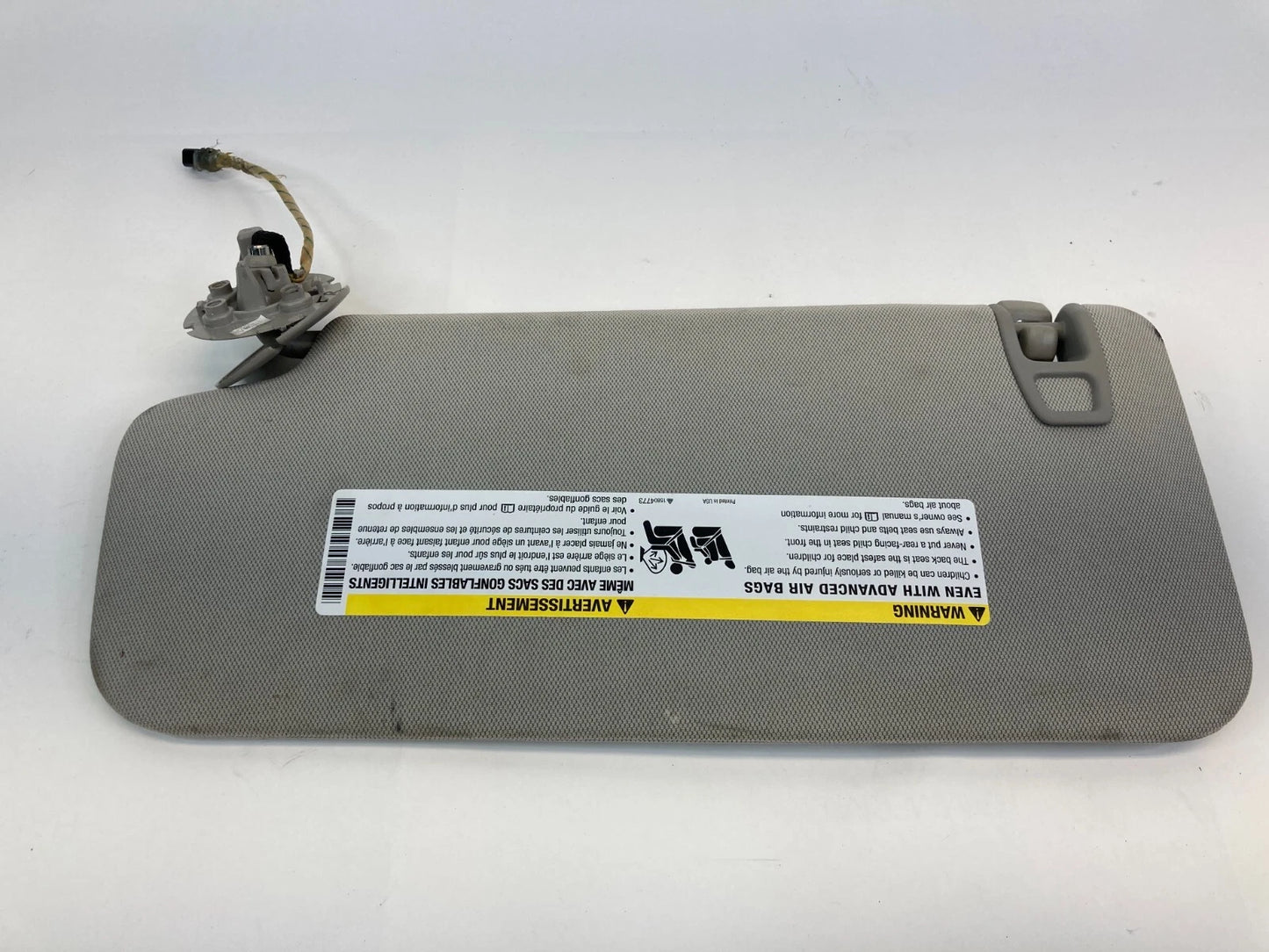 2010-2017 CHEVY EQUINOX ROOF RIGHT PASSENGER SIDE SUNVISOR SUN VISOR OEM
