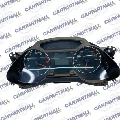 11-12 AUDI A4 QUATTRO INSTRUMENT CLUSTER SPEEDOMETER 206.248 MILES 8K0-920-950H