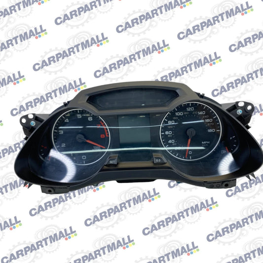 11-12 AUDI A4 QUATTRO INSTRUMENT CLUSTER SPEEDOMETER 206.248 MILES 8K0-920-950H
