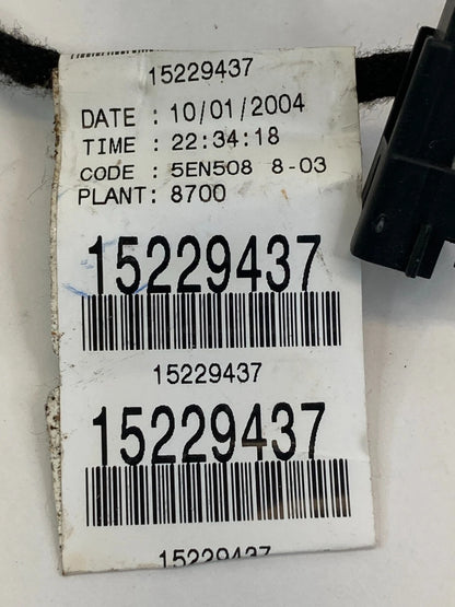 05-10 PONTIAC G6 SDN FRONT RIGHT PASSENGER DOOR WIRE WIRING HARNESS 15229437 OEM