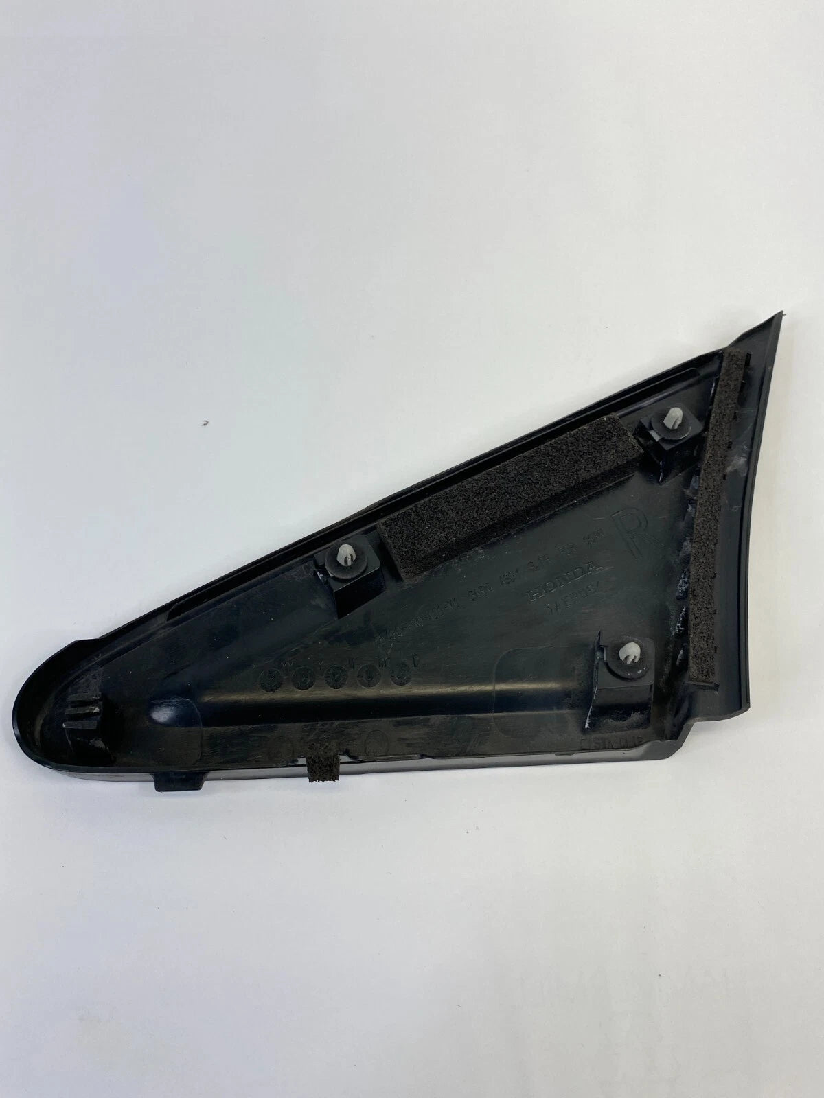 2012 12 HONDA CIVIC HYBRID FRONT EXTERIOR OUTER PILLAR RIGHT CORNER COVER TRIM
