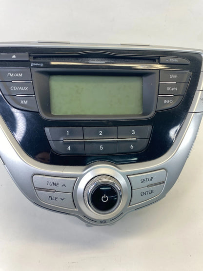2011-2013 HYUNDAI ELANTRA RADIO AM/FM RECEIVER 6 DISC CD MP3 96170-3X150BLH OEM