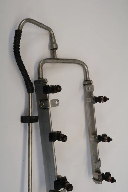 11-19 FORD EXPLORER 3.5L V6 FUEL RAIL ASSEMBLY W/ FUEL INJECTORS BB539J280AE OEM