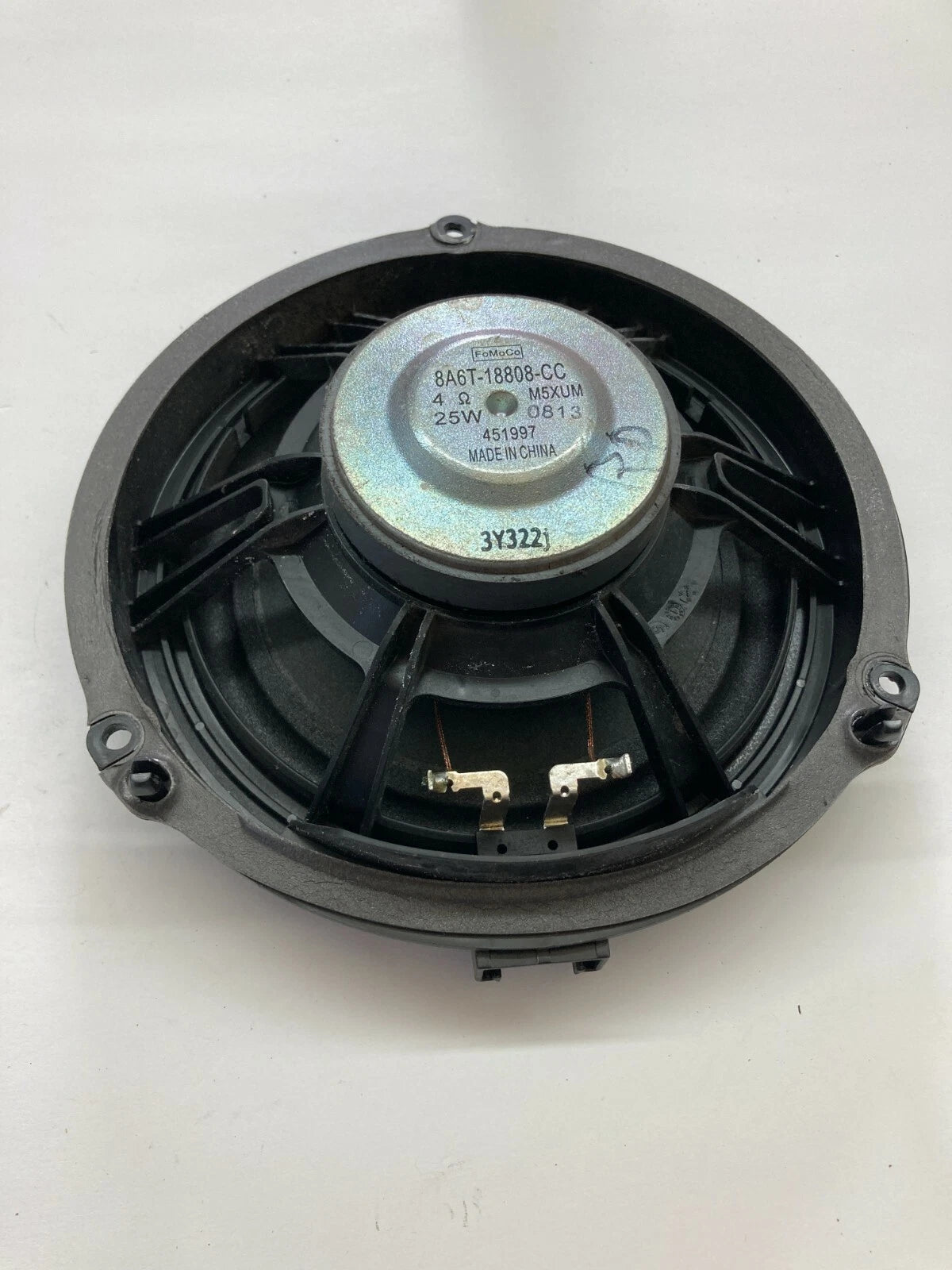 2014-2019 FORD FIESTA REAR RIGHT PASSENGER DOOR SPEAKER AUDIO 8A6T-18808-CC OEM
