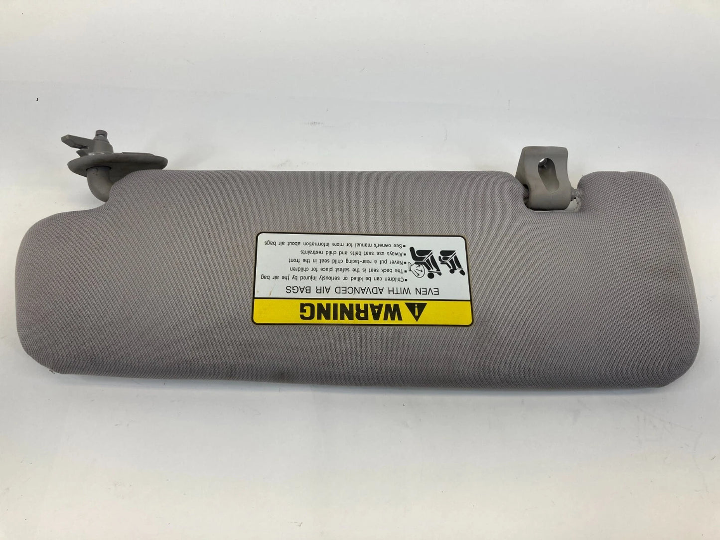 2011-2014 HYUNDAI SONATA W SUNROOF RIGHT PASSENGER SIDE SUNVISOR SUN VISOR GRAY