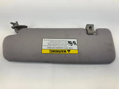 2011-2014 HYUNDAI SONATA W SUNROOF RIGHT PASSENGER SIDE SUNVISOR SUN VISOR GRAY